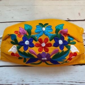 FACE MASK 💐 MEXICAN EMBROIDERED